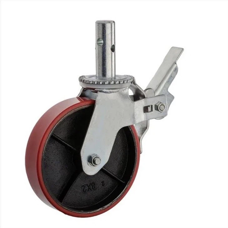 PU Scaffolding Caster With Brake