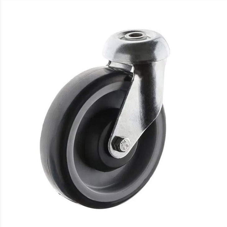 Bolt Hole TPR Trolley Caster