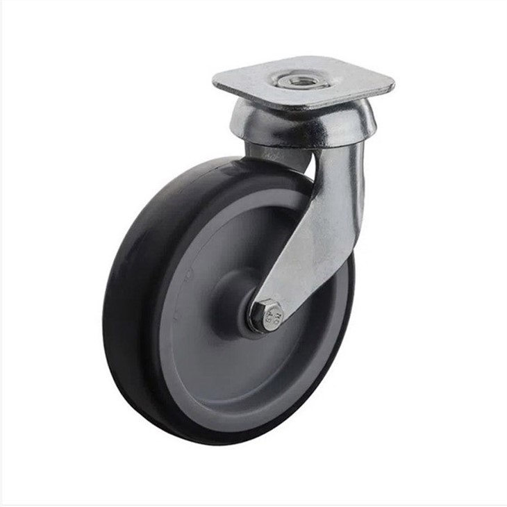 Swivel Plate TPR Trolley Caster