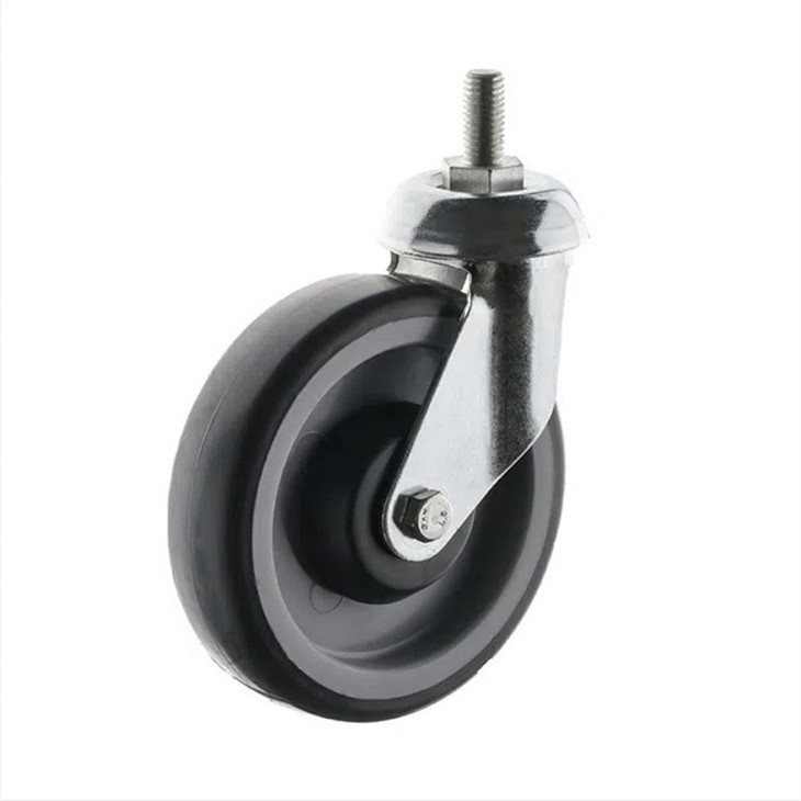 Swivel Stem TPR Trolley Caster